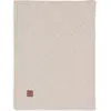 Jollein - Deken Ledikant 100x150cm - Dekentje Baby - Check Knit Oatmeal