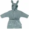 Jollein - Baby Badjas Badstof 1-2 Jaar - Badjas Kinderen met Capuchon - Sea Green