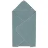 Jollein - Badcape Badstof 100x100cm - Baby Handdoek met Badcape, Omslagdoek, Badponcho - Sea Green