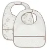 Lot de 2 bavoirs plastifiés Leafy Dreams