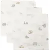 Jollein Lot de 3 mini langes en gaze de coton On the Go (31 x 31 cm)