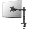 Newstar Neomounts DS60-600BL1 - Kit de montage (bras pour moniteur, serre-joint) - pleine action - pour moniteur - acier - noir - Taille d'écran : 10"-32" - montrable sur bureau