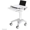 NewStar MED-M200 Support médical pour ordinateur portable, clavier et souris Hauteur réglable Blanc