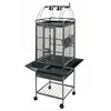 Cage Pour Perroquet Villa Helios Gris Métallisé 46x46x149 Cm Strong