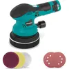 VONROC Polijstmachine 12V - Ø 125mm - dual action - 2-in-1: polijsten ...