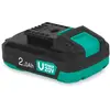 VONROC Accu 20V 2.0Ah - Met b-directionele USB-C poort accu en pow...