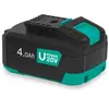 Batterie 20V - 4.0Ah - port usb-c bidirectionnel - Batterie et powerbank en un - compatible avec Power Delivery (pd) - Vonroc