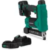 VONROC Agrafeuse-cloueuse 20V | Deux batteries 2.0Ah et chargeur inclu...