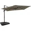 VONROC Premium Zweefparasol Pisogne 300x300cm   Incl. vulbare tegels, ...