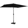 VONROC Premium Parasol Rapallo 200x300cm   Duurzame parasol - combi se...