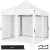 VONROC Easy-Up Partytent - 3x3 m - Premium easy-up Partytent - Set inc...