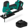 VONROC Scie sauteuse sans fil 20 V   Poignée ergonomique   Vitesse, mo...