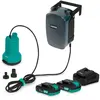 VONROC Accu Dompelpomp 20V - 90W   4.500 l/h, 0,8 bar   vlakzuigend to...