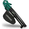 VONROC Souffleur et aspirateur à feuilles 3300W 3-en-1 Souffler, asp...