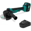 VONROC Accu Haakse Slijper -  VPower 20V   Ø125mm   met zijhandgreep & toolbag - Incl. 4.0Ah Accu en snellader