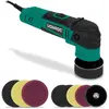 VONROC Set Polisseuse double action 400W  Ø50 & Ø75MM - 2 supports de polissage et 8 éponges de polissage - démarrage progressif