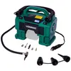 VONROC Compresseur à batterie 20V VPower - 11 bar - Prise allume-cigare 12V   8 Accessoires inclus (sans batterie, ni chargeur)
