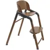 Bugaboo Base Chaise-Haute Giraffe Évolutive 5en1 - Bois Chaud/Gris