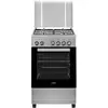 Everglades EVCK5011 - Vrijstaand Gasfornuis - Inox Look - 50CM Breed -...