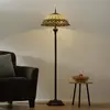 Lumilamp Tiffany Vloerlamp Ø 50x165 cm Beige Bruin Metaal
