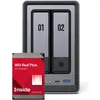 Ugreen DXP2800 2Bay 8TB NAS met 2x 4TB WD RED (2 x 4 To, WD Red), NAS