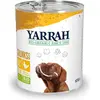 6x820g Chunks Yarrah Bio, poulet - Pâtée pour chien