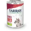 1x405g Yarrah Chunks poulet bio, boeuf bio, orties bio, tomates bio en sauce - Pâtée pour chat