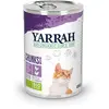 1x405g Yarrah Chunks poulet bio, dinde bio, orties bio, tomates bio en sauce - Pâtée pour chat
