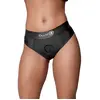 Jock String vibrant Strap-On Thong Rear Open Noir XS/S