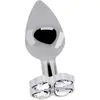 Lucky Diamond Plug - 3.75 Inch - Silver