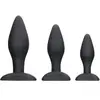 Shots - Ouch! Apex - Butt Plug Set black