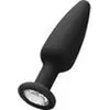 Shots - Ouch! Kegelvormige Diamanten Butt Plug black