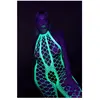 Combinaison Filet et Dos nu Vert Fluo vert XS/XL