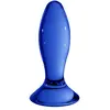 Chrystalino Follower Glazen Buttplug - Blauw