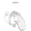 Shots - ManCage Cage with Plug 10 - Transparent