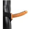 RealRock by Shots - Vibrating Hollow Strap-On without Balls - 8 / 20,5...