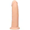 RealRock by Shots Silicone Dildo Without Balls - Flesh - 19,2 cm