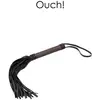 Ouch! Elegance Elegante Neopreen Zweepje - Titanium Grijs