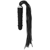 Ouch! Martinet-Gode Black Whip nerve 13 x 3.5 cm noir