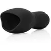 Loveline Vibrating Masturbator Sleeve - Licorice Black