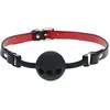 Bâillon-Boule Milan 41mm Noir et Rouge  