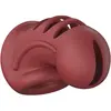 Shots - ManCage Model 28 - Ultra Soft Silicone Chastity Cage - Red