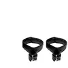 Shots - Ouch! OU897BLK - Hand and Thigh Cuffs Set - Black OS