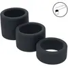Liquid Silicone Ball Strap Set of 3 - S/M/L - Black