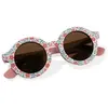 Lunettes de soleil Round Flowers