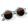 Lunettes de soleil Round tripes