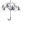Esschert's Garden Transparante Paraplu met Vogels | 81 cm diameter
