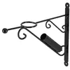 Best for Boots Metalen vlaggenstokhouder / sierlijke muurhaak voor hanging basket 36 cm - vogelvoederhanger haak