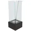 Fancy Flames Bioethanol tafelhaard wervelvlam rond 25cm 65cm hoog RVS ...
