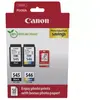 Cartouche d'encre CANON PG-545 noir + CL-546 couleurs + Papier